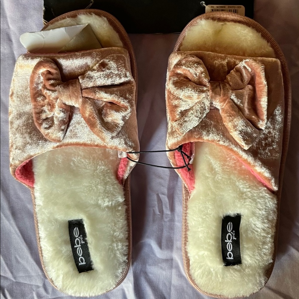 Bebe girls slippers